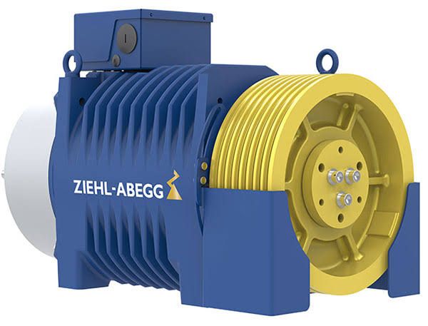 موتور گیرلس زیلابگ گیرلس زیلابگ 8 نفره 10نفرZIEHL-ABEGG آسانسور در غرب تهران آسانسور گیرلس